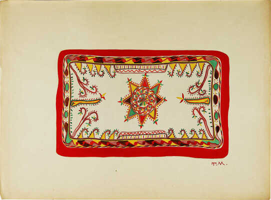 Маврина (Лебедева) Татьяна Алексеевна.  Восточный ковер № 3